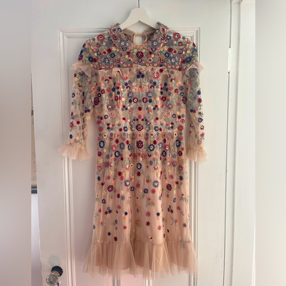 Needle and Thread embroidered dress, size 6
